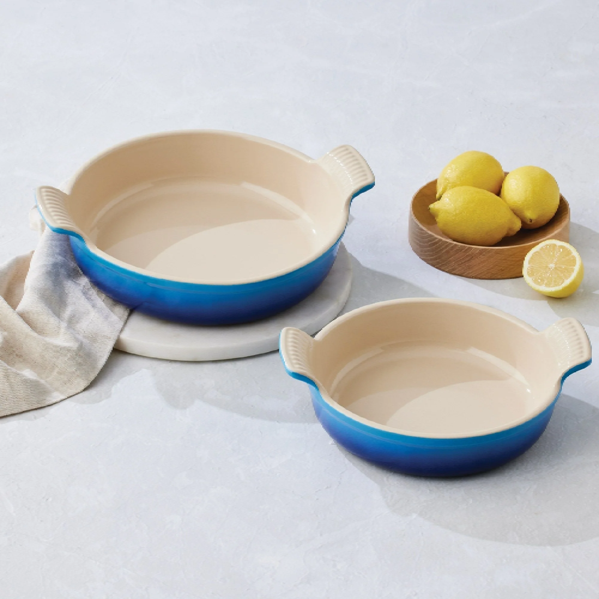 Set 2 Bandejas Oval Heritage 20/24cm Le Creuset - Imagen 2