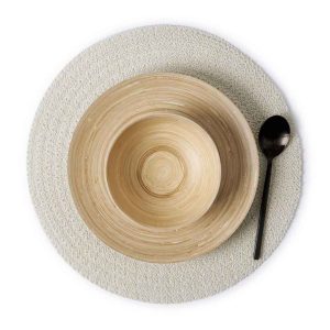 Set 2 Individuales Circle Circular