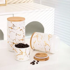 Set 3 Frascos Cerámica Herméticos Santú Home & Deco