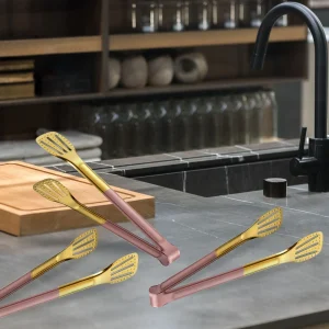 Set 3 Pinzas de Cocina Acero 28 Cm Santú Home & Deco