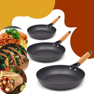 Set 3 Sartenes Nadur 20,24 y 28 Cm Oroley