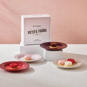Set 4 Platos de Aperitivo Petits Fours 17 Cm Le Creuset