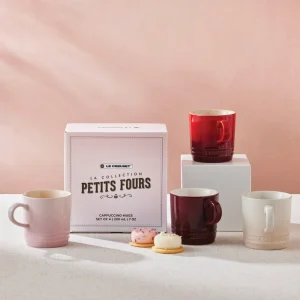 Set 4 Tazas Cappuccino Petits Fours 200 Ml Le Creuset