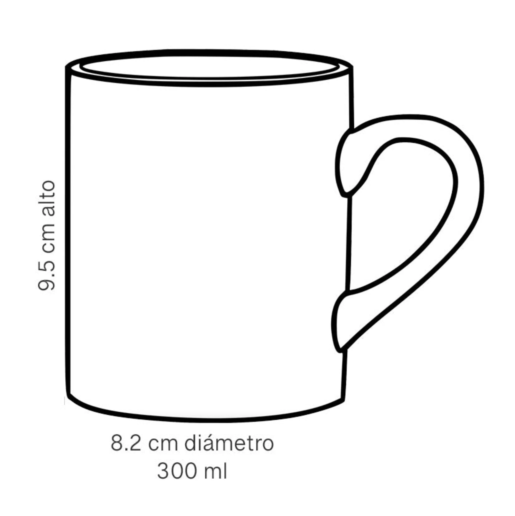 Set 4 Tazones Vidrio Empavonado Anita Peñaloza - Imagen 2