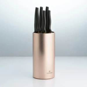 Set 5 Cuchillos Opulence Rose Gold Bloque Viners