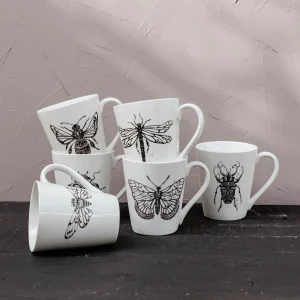Set 6 Mugs ilustrados Anita Peñaloza