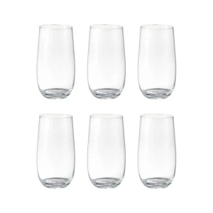 Set 6 Vasos Altos de Vidrio 500ml
