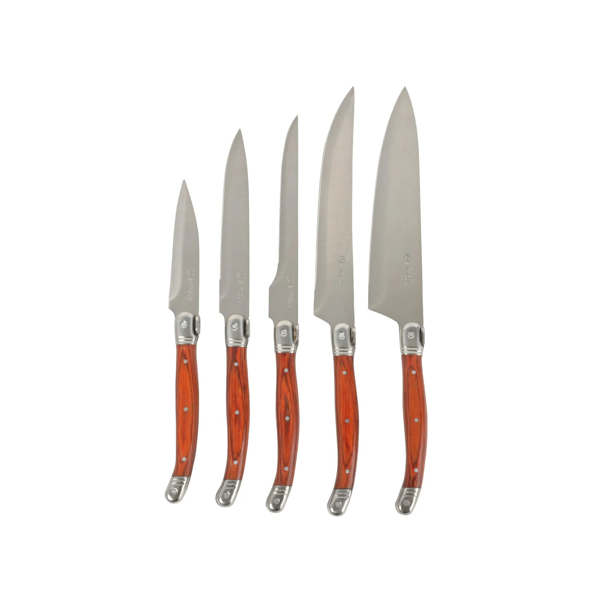 Set Cuchillos 5 pcs Marsella Acero Inoxidable Simplit - Imagen 2