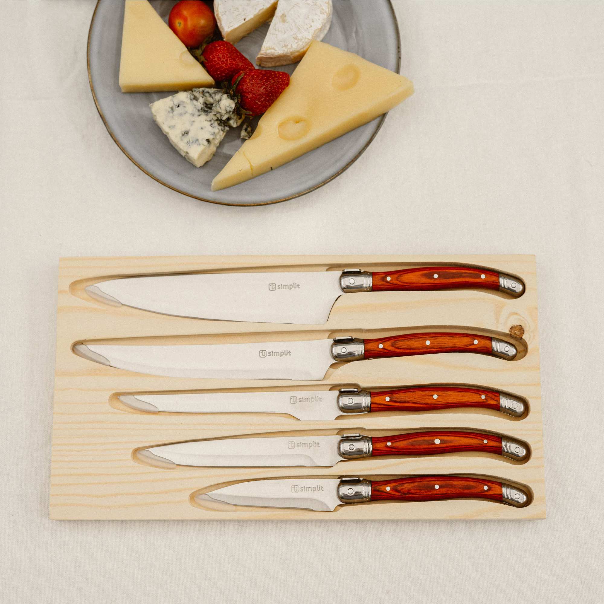 Set Cuchillos 5 pcs Marsella Acero Inoxidable Simplit - Imagen 5