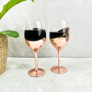 Set De 2 Copas De Vino Encobrizadas Concepto MK