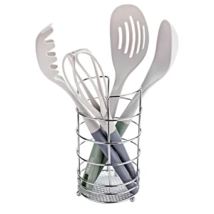 Set Utensilios De Cocina Gris Verde 4pcs