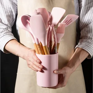 Set Utensilios de Cocina Silicona 11 Piezas Santú Home & Deco