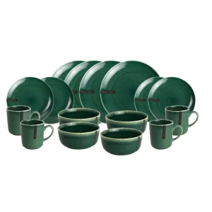 Juego de loza Copenhagen 16 Pzs Vajilla Cerámica Decoexpress