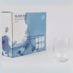 Set 6 Vasos de Vidrio 590 Ml GO2