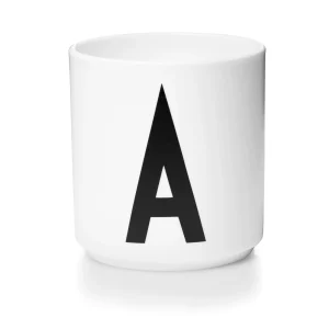 Taza Blanca De Porcelana - A Design Letters