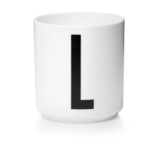 Taza Blanca De Porcelana - L Design Letters