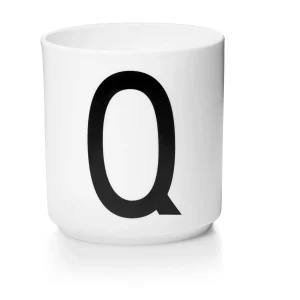 Taza Blanca De Porcelana - Q Design Letters