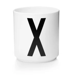 Taza Blanca De Porcelana - X  Design Letters
