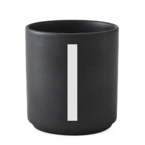 Taza Negro De Porcelana - I Design Letters