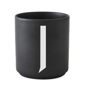 Taza Negro De Porcelana - J Design Letters