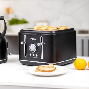 Tostador 4 Rebanadas Iconic Black FDV