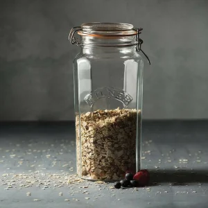 Frasco Faceteado con Cierre Clip 1.8 Lts